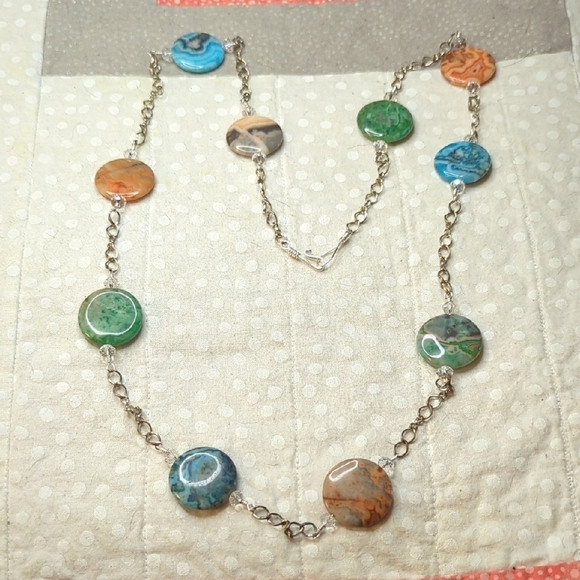 Colorful Stone Necklace - Picture 1 of 10